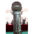 Customized Size Natural Stone Pillar Marble Roman Column For Outdoor Building
